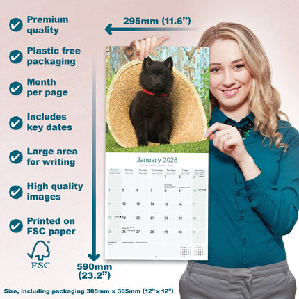 Avonside Schipperke Kalender 2026