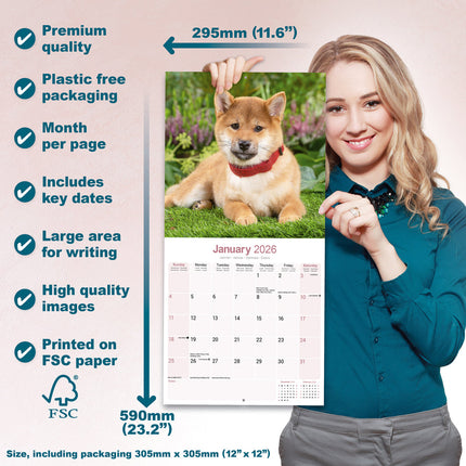 Avonside Shiba Inu Kalender 2026