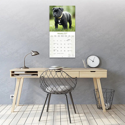 Avonside Staffordshire Bull Terrier Kalender 2027