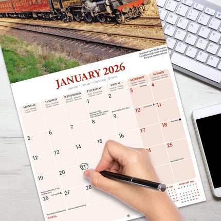 Avonside Stoomtreinen Kalender 2026