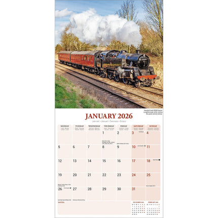Avonside Stoomtreinen Kalender 2026