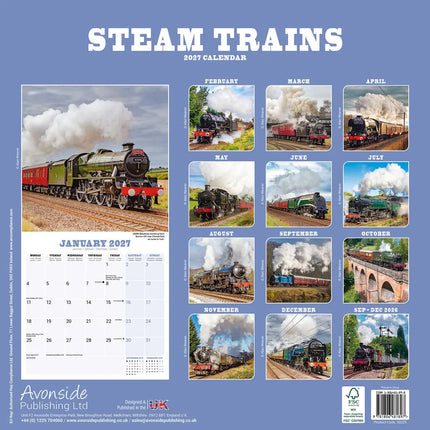 Avonside Stoomtreinen Kalender 2027