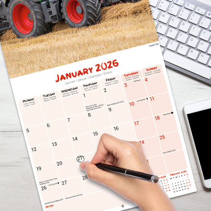 Avonside Tractoren Kalender 2026
