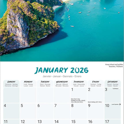 Avonside Tropical Islands Kalender 2026