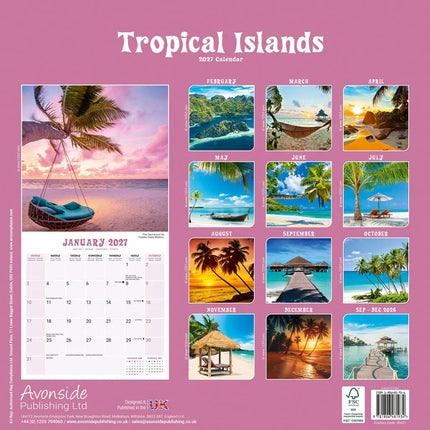 Avonside Tropical Islands Kalender 2027