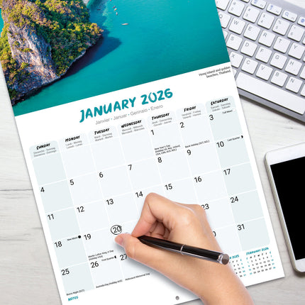 Avonside Tropische Eilanden Kalender 2026