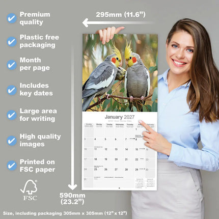 Avonside Valkparkieten Kalender 2027