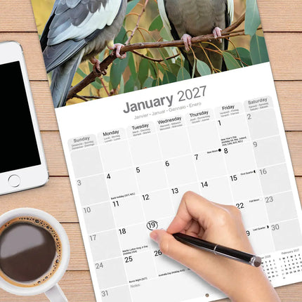 Avonside Valkparkieten Kalender 2027