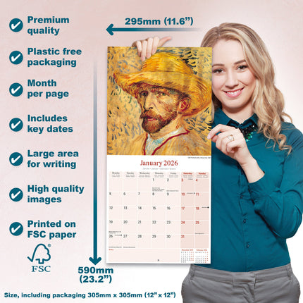 Avonside van Gogh Kalender 2026