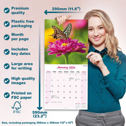 Avonside Vlinder Kalender 2026