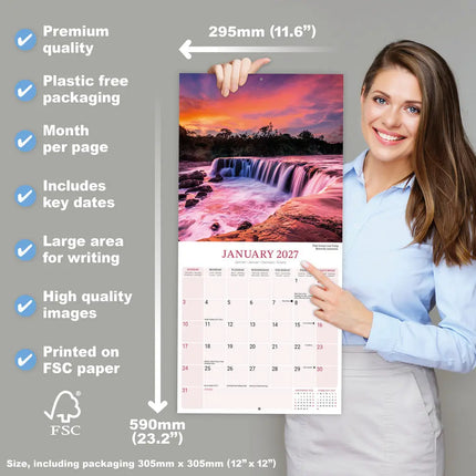 Avonside Watervallen Kalender 2027