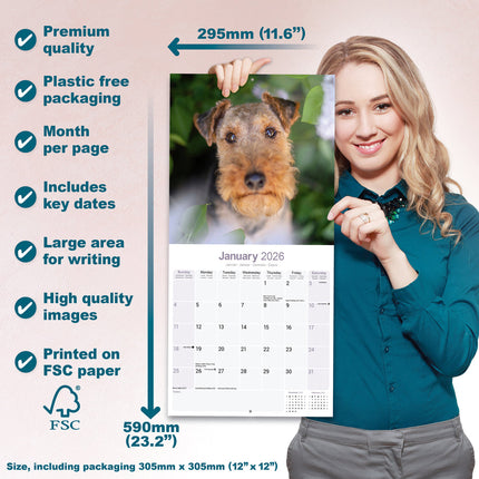 Avonside Welsh Terrier Kalender 2026