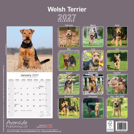 Avonside Welsh Terrier Kalender 2027