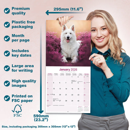Avonside Witte Herder Kalender 2026