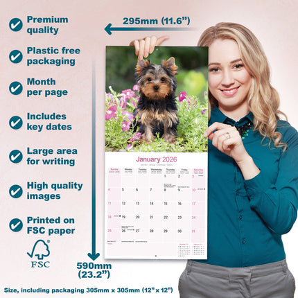 Avonside Yorkshire Terrier Kalender 2026