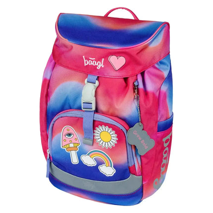 Baagl Baagl Airy Rugtas Rainbow Red 16.5L
