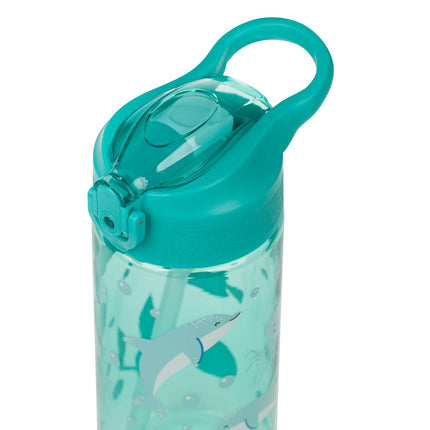 Baagl Baagl Dolfijn Drinkfles 500ml met Rietje