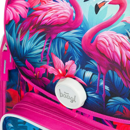 Baagl Baagl Ergo Rugzak Flamingos 19L