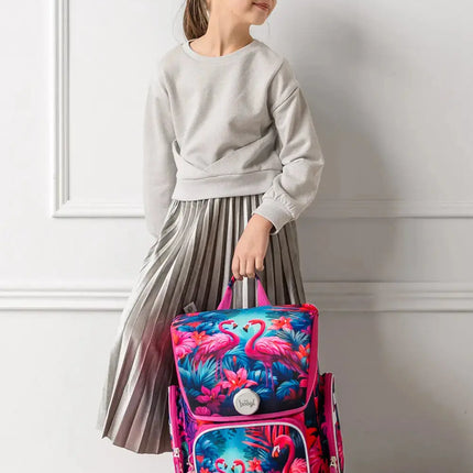 Baagl Baagl Ergo Rugzak Flamingos 19L