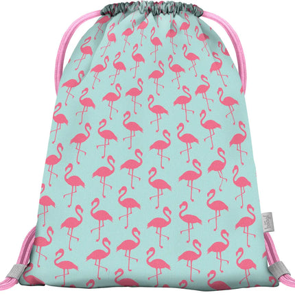 Baagl Baagl Gymtas Flamingo met Rits