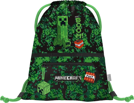 Baagl Baagl Gymtas Minecraft Boom met Rits