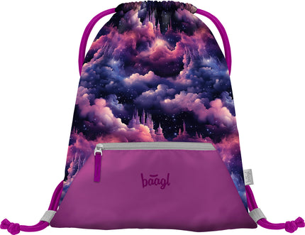 Baagl Baagl Gymtas Royal Unicorn met rits