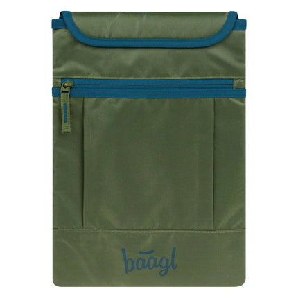 Baagl Baagl Laptoptas Olijfgroen