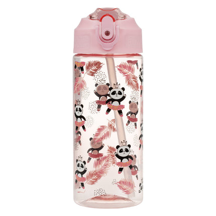 Baagl Baagl Panda Drinkfles 500ml met Rietje