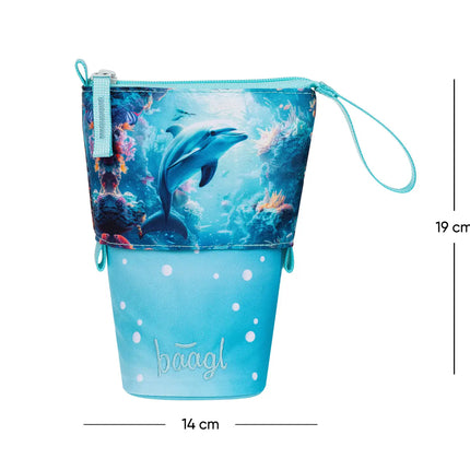 Baagl Baagl Pop-up Etui Dolfijn