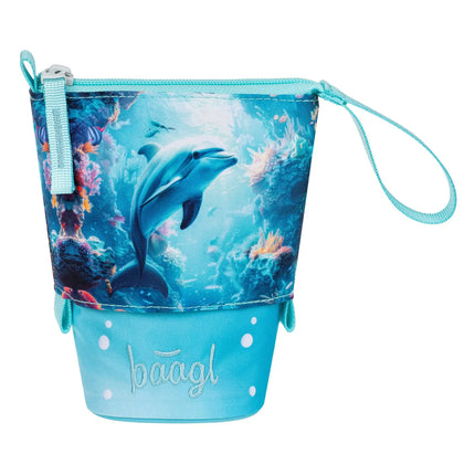 Baagl Baagl Pop-up Etui Dolfijn