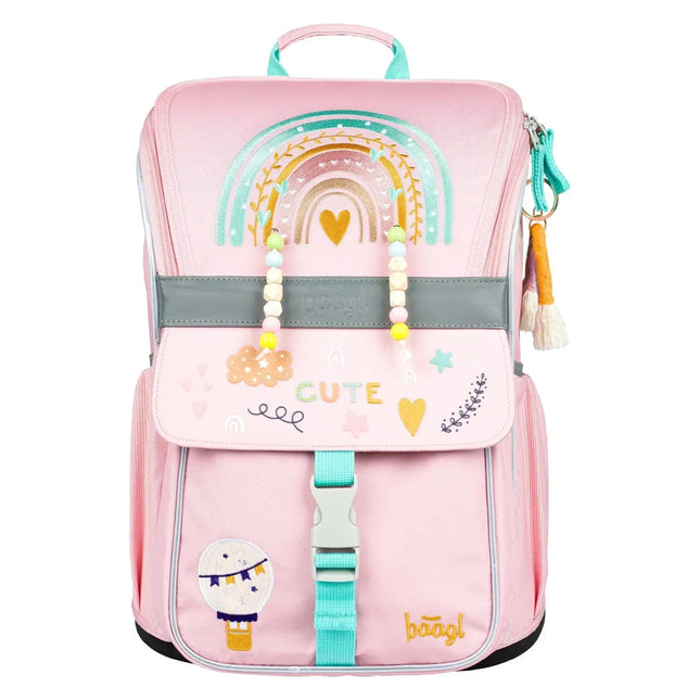 Baagl Baagl Rugzak Zippy Pink Rainbow 18L