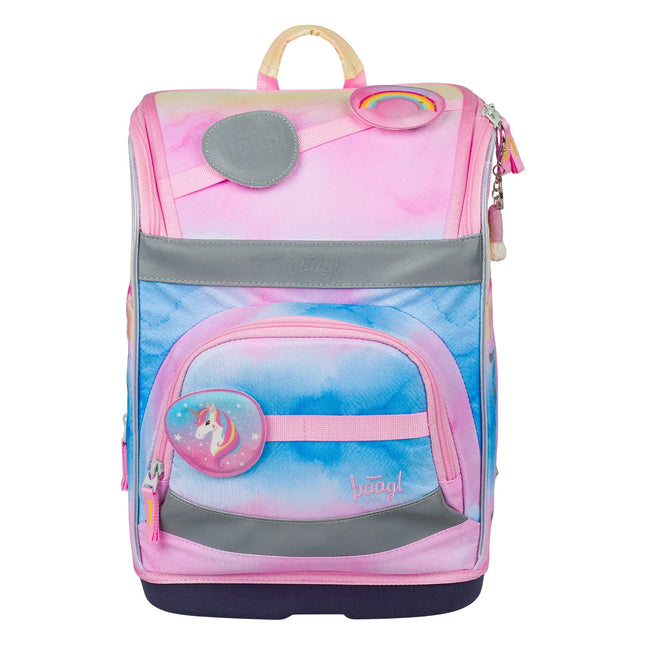 Baagl Baagl Rugzak Zippy Plus Regenboog Unicorn 21L