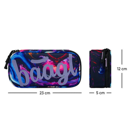 Baagl Baagl School Etui Marble