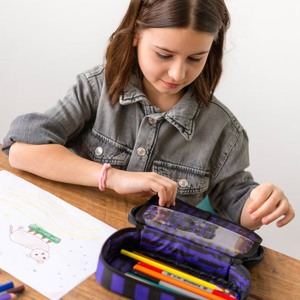 Baagl Baagl School etui Wednesday 1-rits