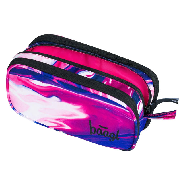 Baagl Baagl Student Etui Plum 3-ritsen