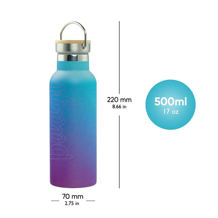 Baagl Baagl Thermosfles Bamboedeksel Gradient 500 ml