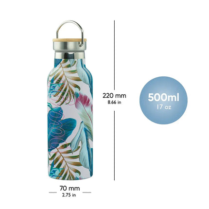 Baagl Baagl Thermosfles Bamboedeksel Leafs 500 ml