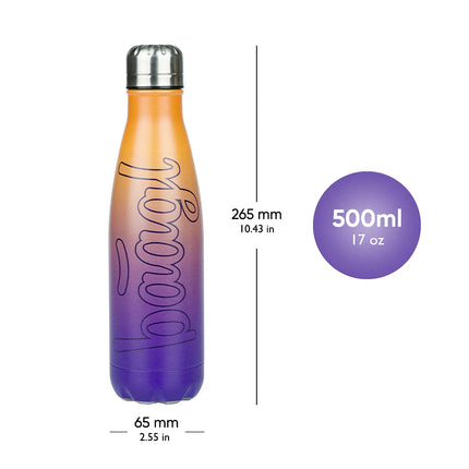 Baagl Baagl Thermosfles Gradient Geel/Paars 500 ml
