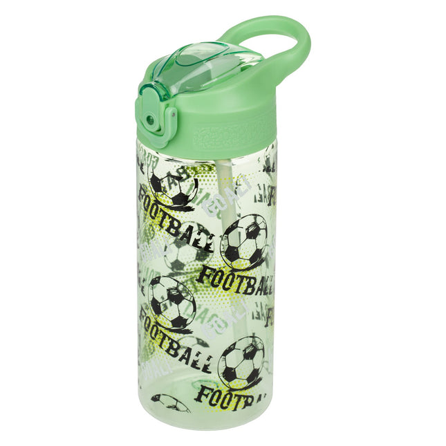 Baagl Baagl Voetbal Drinkfles 500ml met Rietje