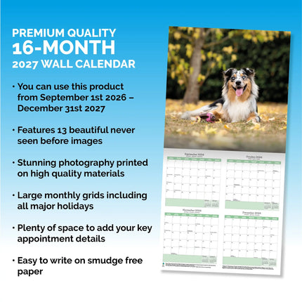 Baker & Bray Australian Shepherd Kalender 2027