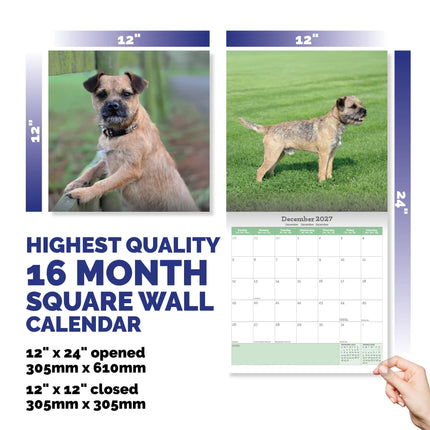 Baker & Bray Border Terrier Kalender 2027