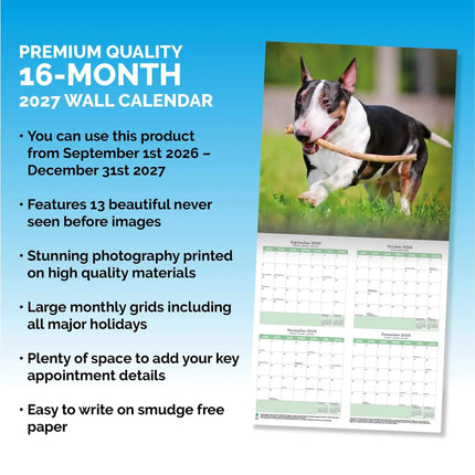 Baker & Bray Bull Terrier Kalender 2027
