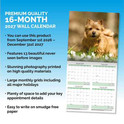 Baker & Bray Cairn Terrier Kalender 2027