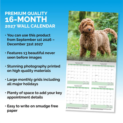 Baker & Bray Cockapoo Puppies Kalender 2027