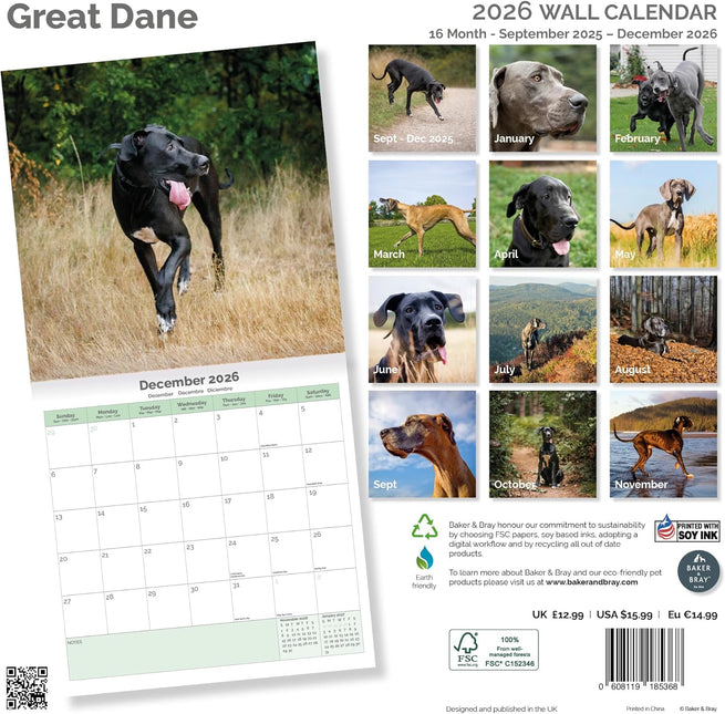 Baker & Bray Duitse Dog Kalender 2026