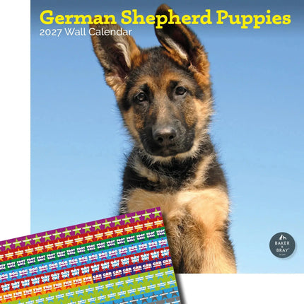 Baker & Bray Duitse Herder Puppies Kalender 2027