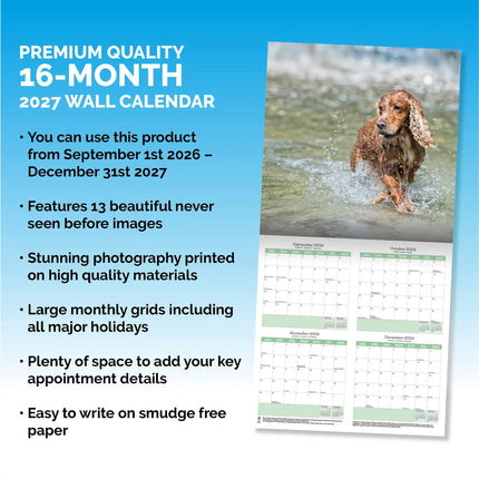 Baker & Bray Engelse Cocker Spaniel Kalender 2027
