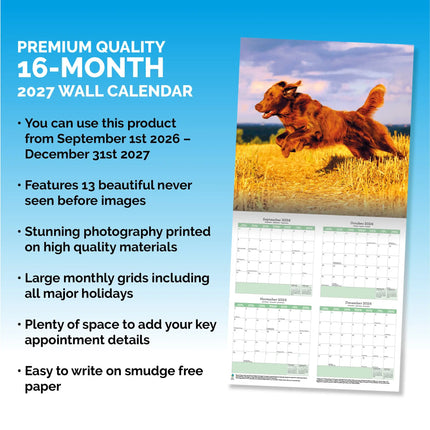 Baker & Bray Flatcoated Retriever Kalender 2027