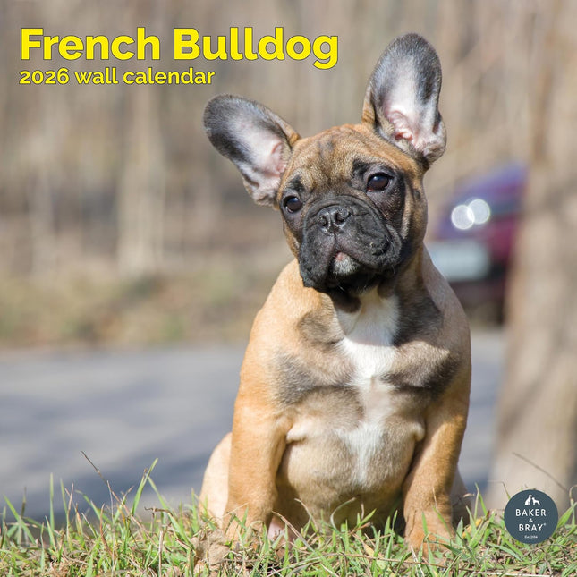 Baker & Bray Franse Bulldog Kalender 2026