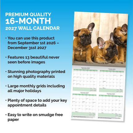 Baker & Bray Franse Bulldog Kalender 2027